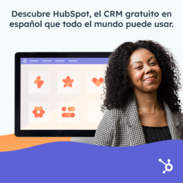 llustration für eine Produktpräsentation von HubSpot, animiert von M'splain. Bunte Mixed-Media-Animation im Collage-Style mit Charakter und stilisiertem Screencast im Fokus. 